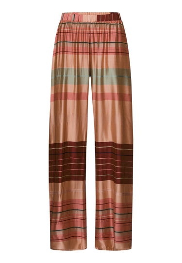 74859 Hannah Pants - 2166 Earth Tanned Stripe